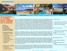 Tablet Screenshot of goa-beaches.com